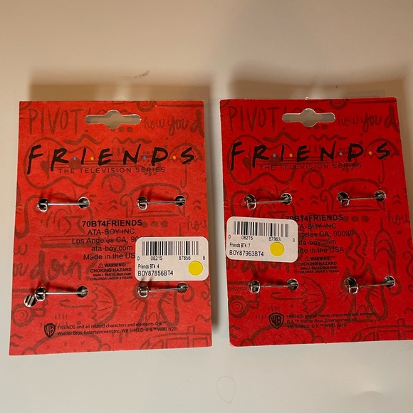 NWT- ‘FRIENDS’; BUTTONS (8 count). - Picture 2 of 4